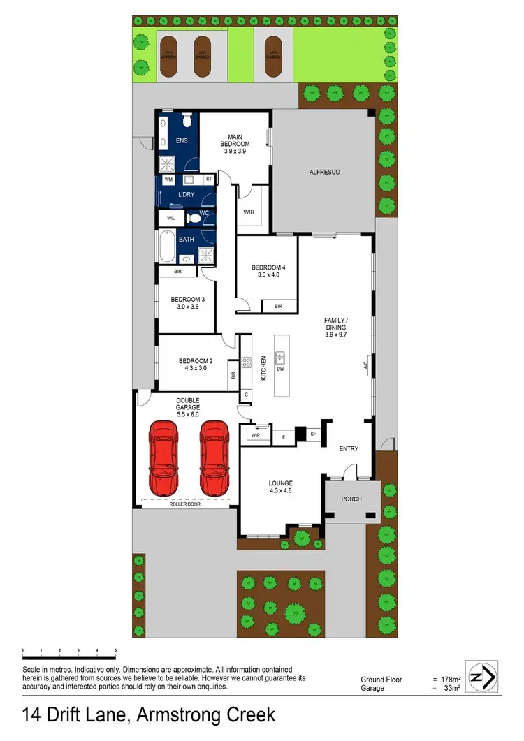 Floorplan of Homely house listing, 14 Drift Lane, Armstrong Creek VIC 3217