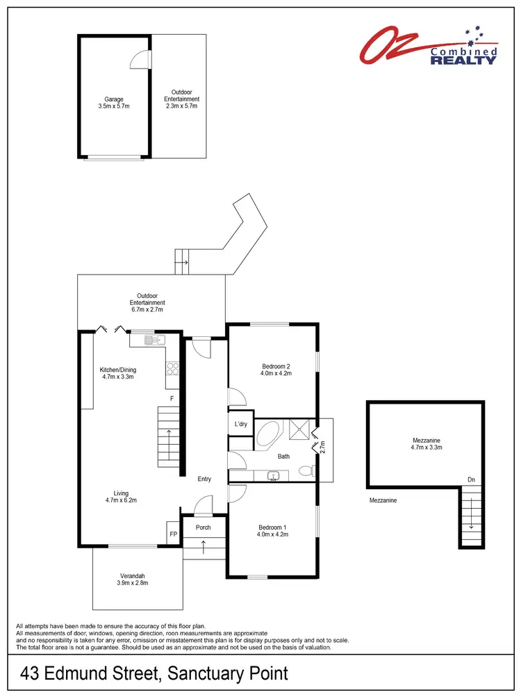 Floorplan of Homely house listing, 43 Edmund Street, Sanctuary Point NSW 2540