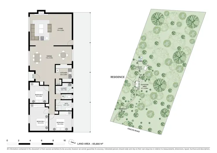 Floorplan of Homely house listing, 618 Finchs Road, Bunkers Hill VIC 3352