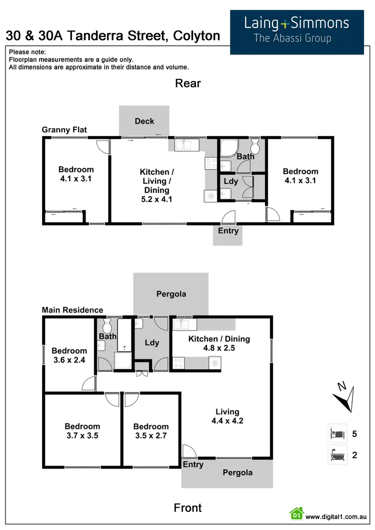 Floorplan of Homely house listing, 30 & 30A Tanderra Street, Colyton NSW 2760