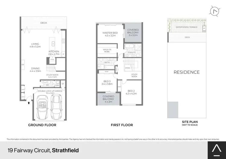 Floorplan of Homely townhouse listing, 19 Fairway Circuit, Strathfield NSW 2135