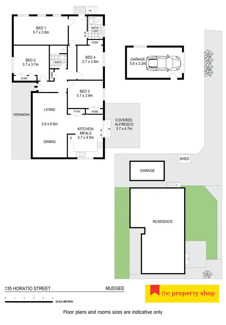 Floorplan of Homely house listing, 135 Horatio Street, Mudgee NSW 2850
