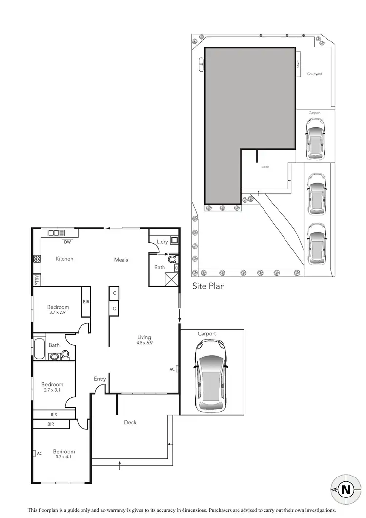 Floorplan of Homely house listing, 2 Newton Street, Seaford VIC 3198