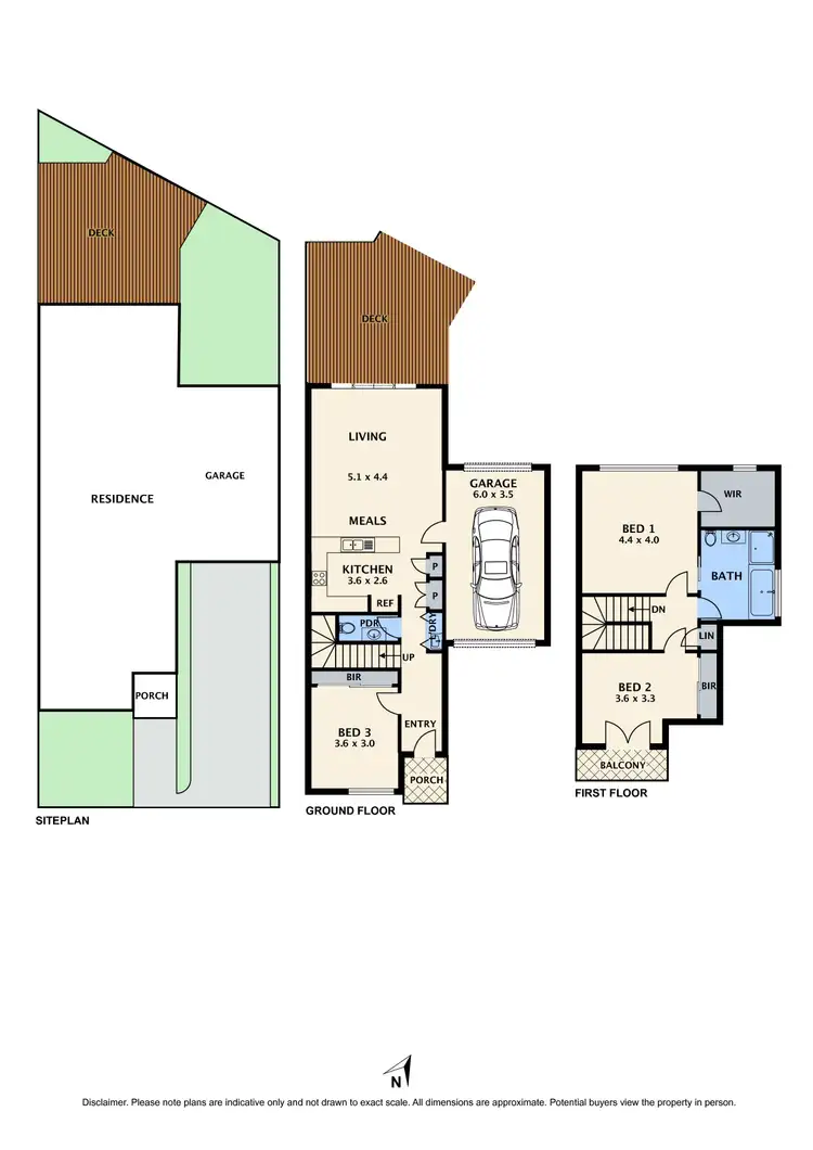 Floorplan of Homely townhouse listing, 4/30 Cameron Street, Reservoir VIC 3073