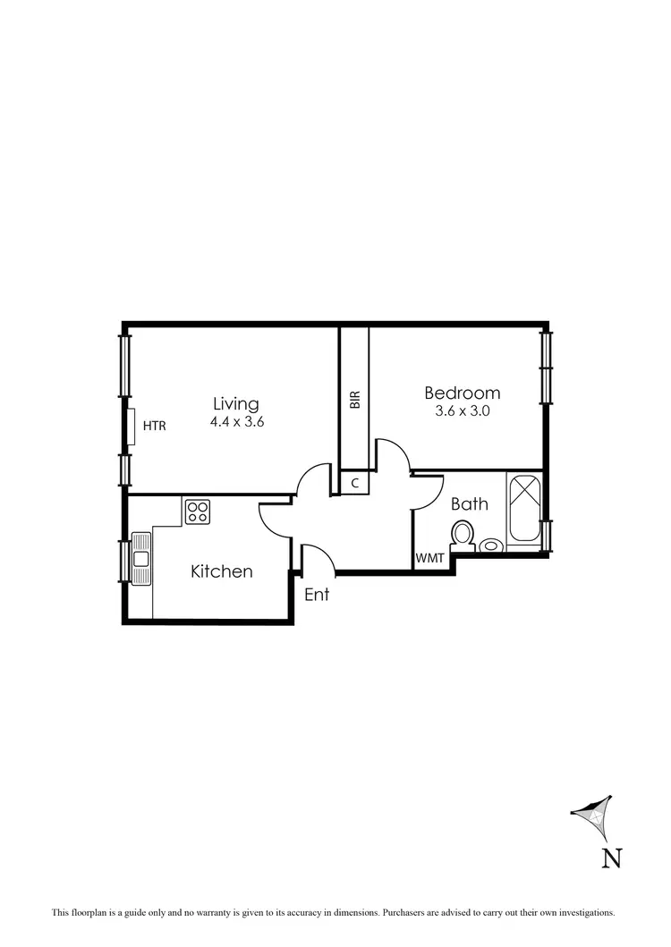 Floorplan of Homely apartment listing, 3/17 Glenview Avenue, Malvern VIC 3144