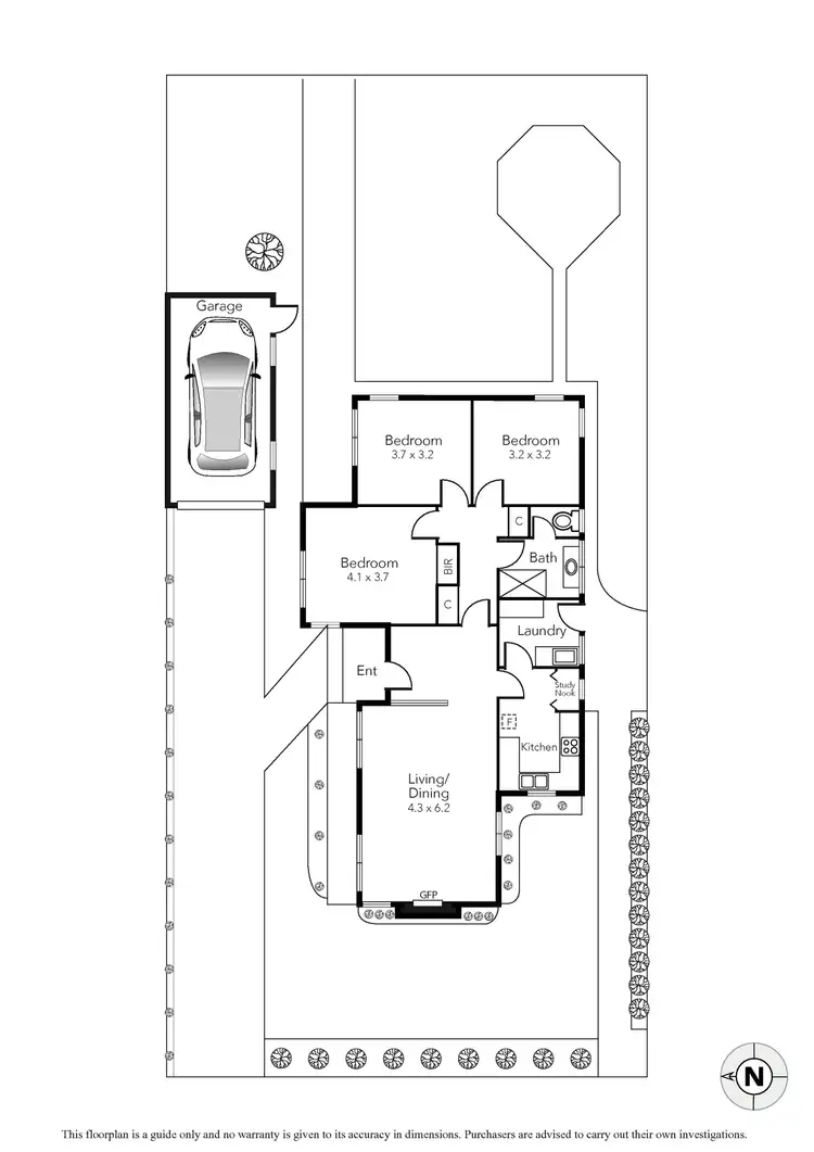 Floorplan of Homely house listing, 104 Chapel Road, Moorabbin VIC 3189