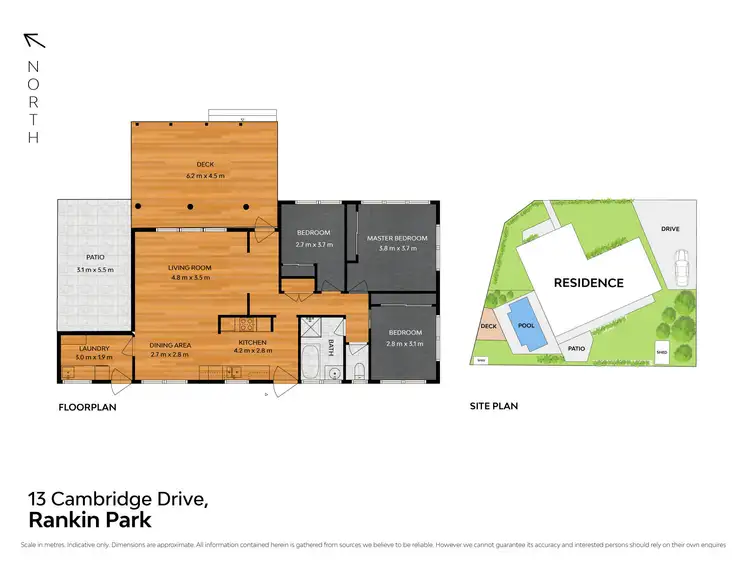 Floorplan of Homely house listing, 13 Cambridge Drive, Rankin Park NSW 2287