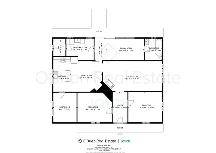 Floorplan of Homely rural property listing, 15 Warby Range Road, Glenrowan VIC 3675