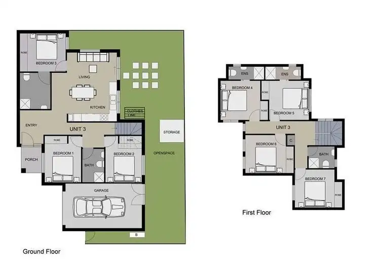 Floorplan of Homely townhouse listing, 2/4 Kionga Street, Clayton VIC 3168