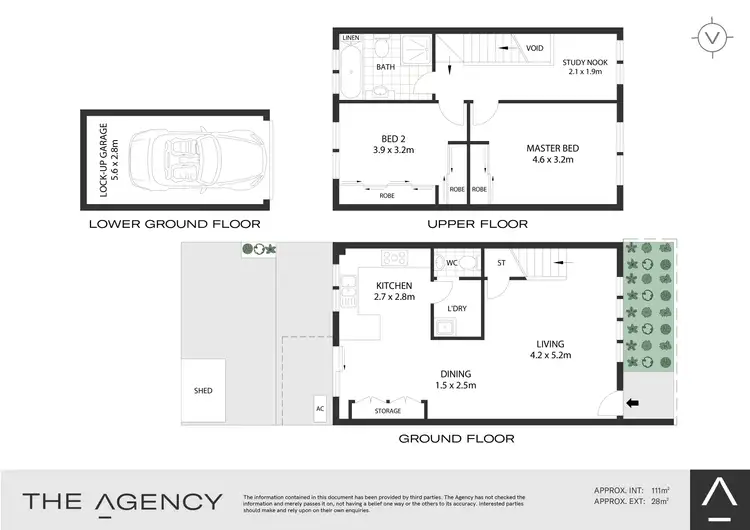 Floorplan of Homely townhouse listing, 3/443-447 Lyons Road, Five Dock NSW 2046
