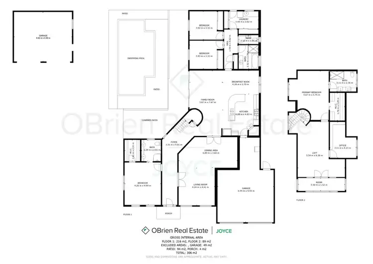 Floorplan of Homely house listing, 14-16 Collyn-Dale Drive, Wangaratta VIC 3677