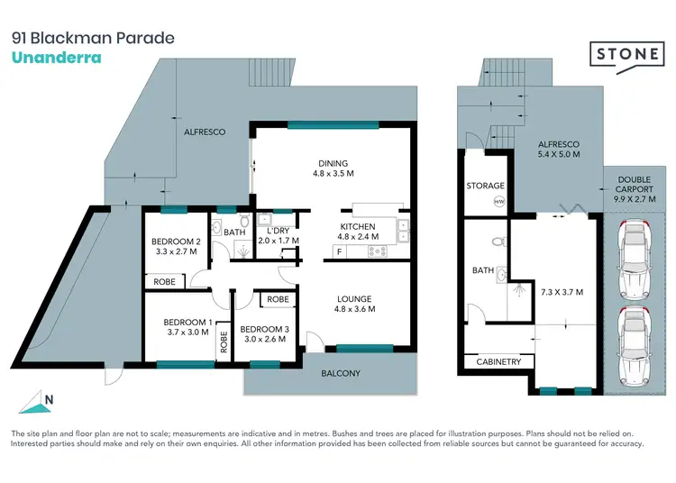 Floorplan of Homely house listing, 91 Blackman Parade, Unanderra NSW 2526