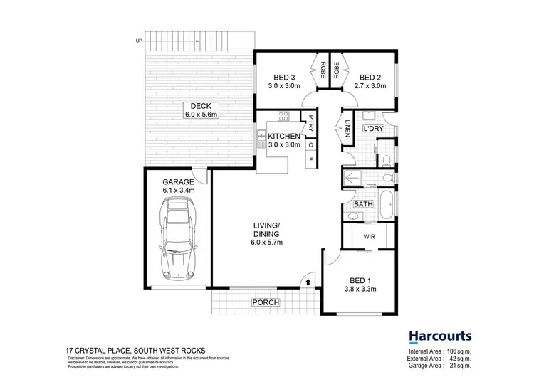 Floorplan of Homely house listing, 17 Crystal Place, South West Rocks NSW 2431