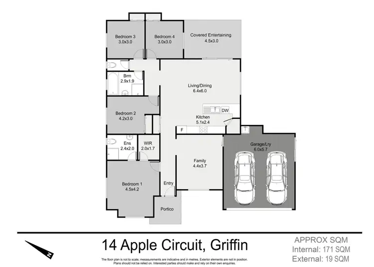 Floorplan of Homely house listing, 14 Apple Circuit, Griffin QLD 4503
