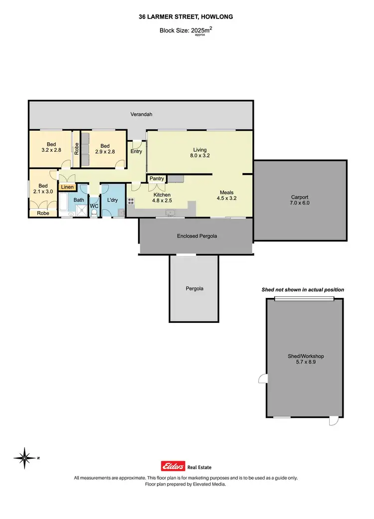 Floorplan of Homely house listing, 36 Larmer Street, Howlong NSW 2643