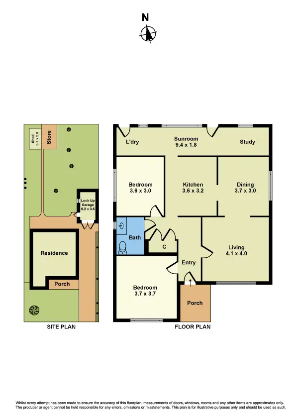 Floorplan of Homely house listing, 76 Suspension Street, Ardeer VIC 3022