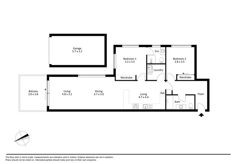 Floorplan of Homely apartment listing, 7/44 Bridge Road, Hornsby NSW 2077