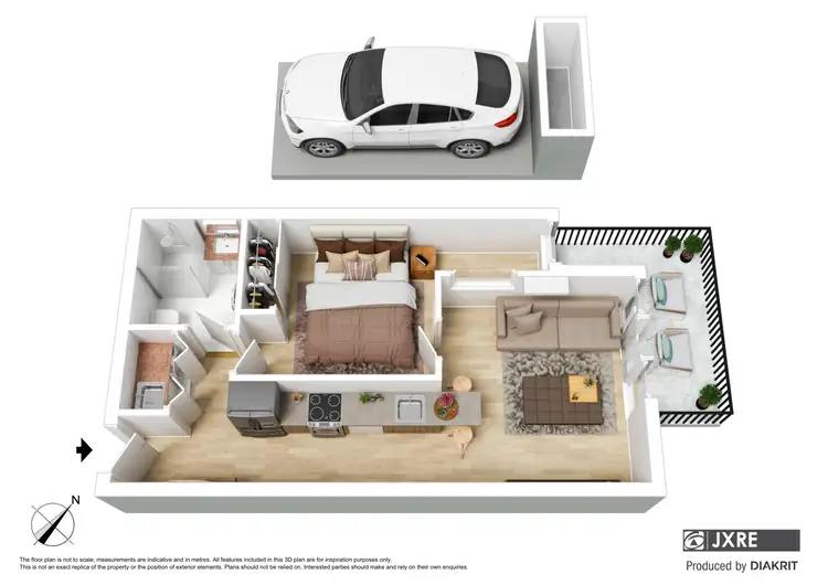 Floorplan of Homely apartment listing, 217/11 Renver Road, Clayton VIC 3168