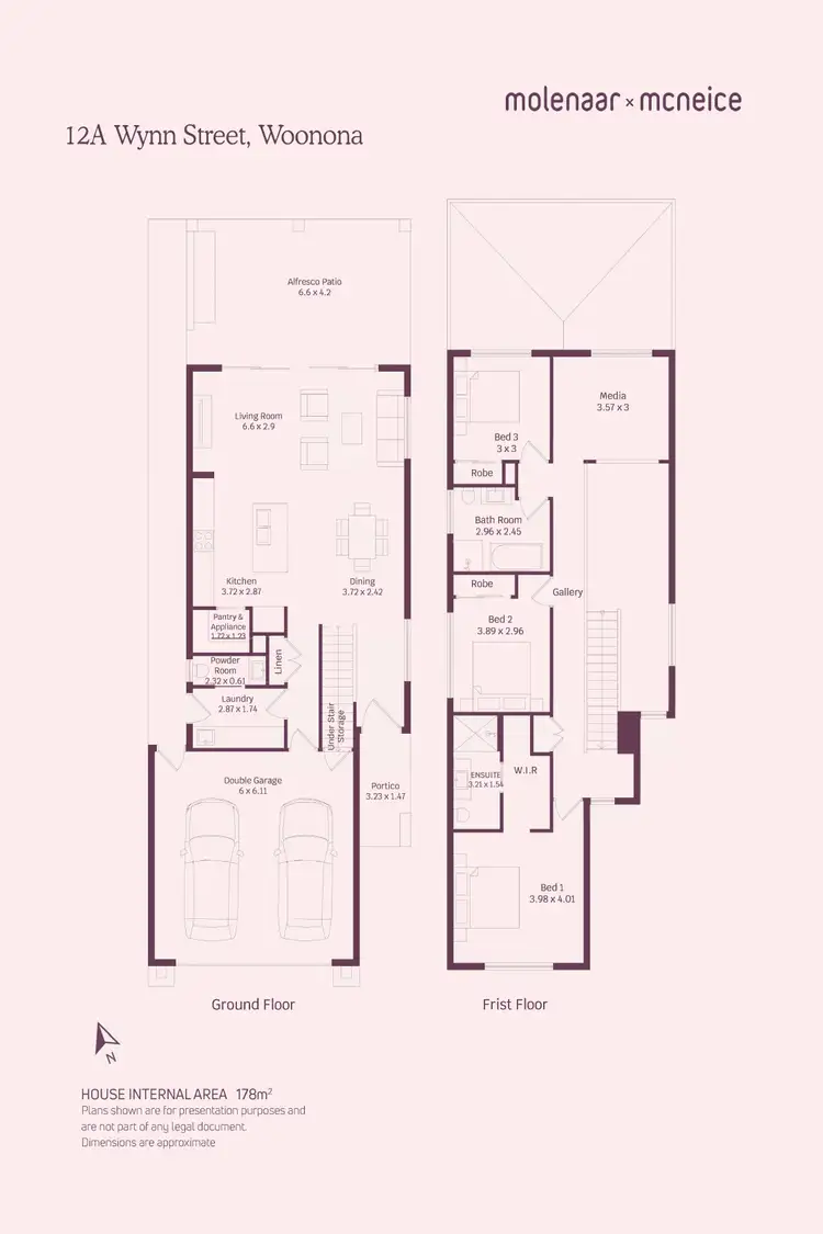 Floorplan of Homely semi-detached listing, 12A Wynn Street, Woonona NSW 2517
