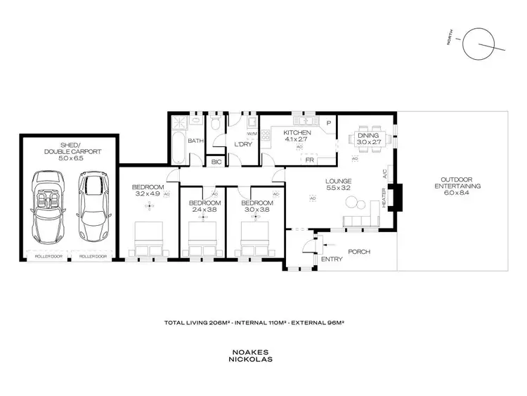 Floorplan of Homely house listing, 9 Guthrie Road, Christies Beach SA 5165