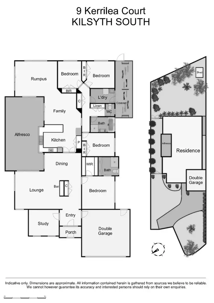 Floorplan of Homely house listing, 9 Kerrilea Court, Kilsyth South VIC 3137