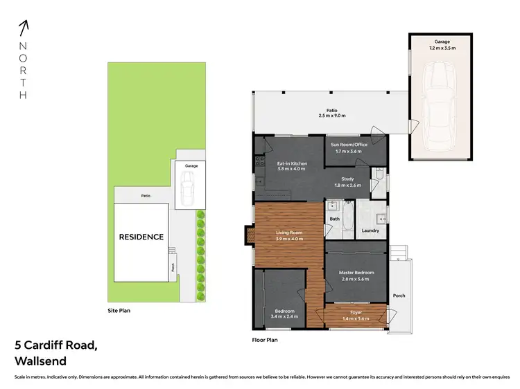 Floorplan of Homely house listing, 5 Cardiff Road, Wallsend NSW 2287