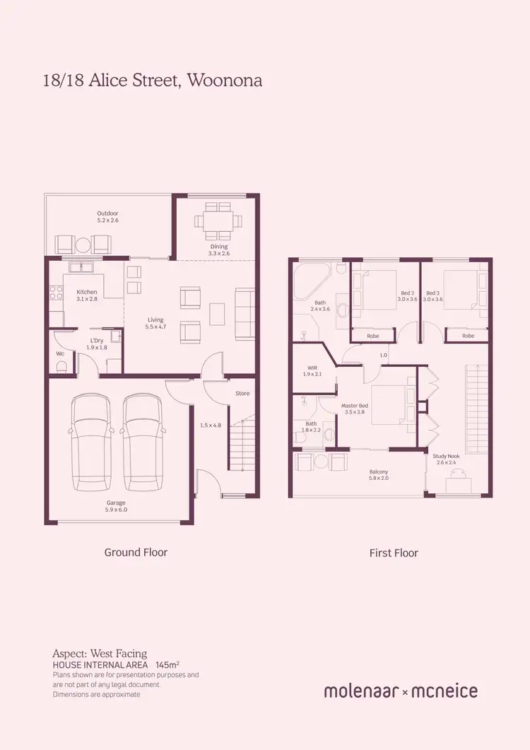 Floorplan of Homely townhouse listing, 18/14-18 Alice Street, Woonona NSW 2517