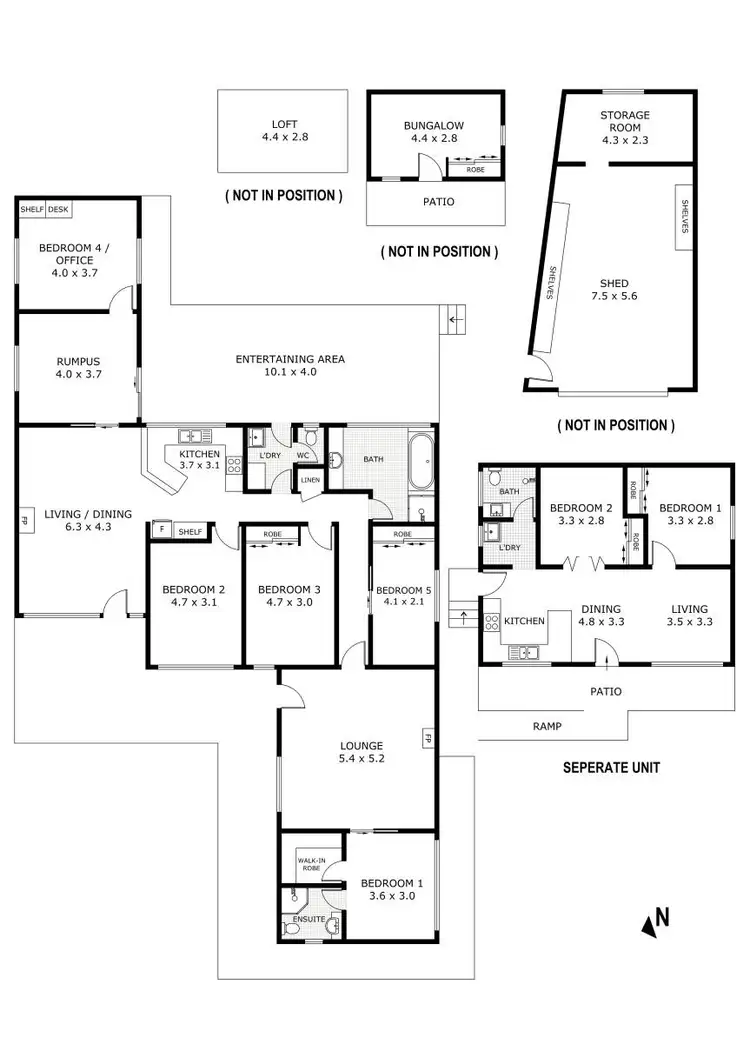Floorplan of Homely house listing, 2 Muir Street, Kangaroo Flat VIC 3555