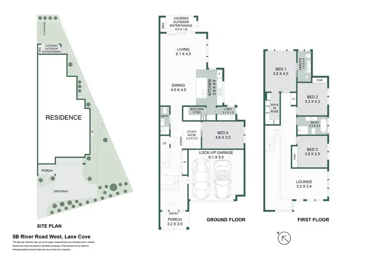 Floorplan of Homely house listing, 5b River Road West, Lane Cove NSW 2066