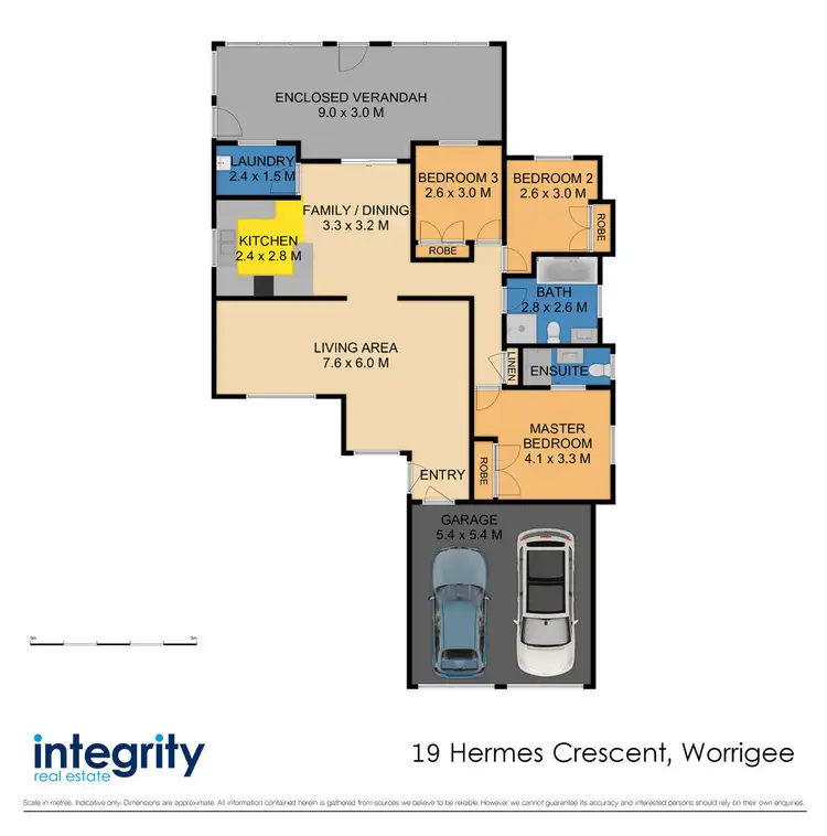 Floorplan of Homely house listing, 19 Hermes Crescent, Worrigee NSW 2540