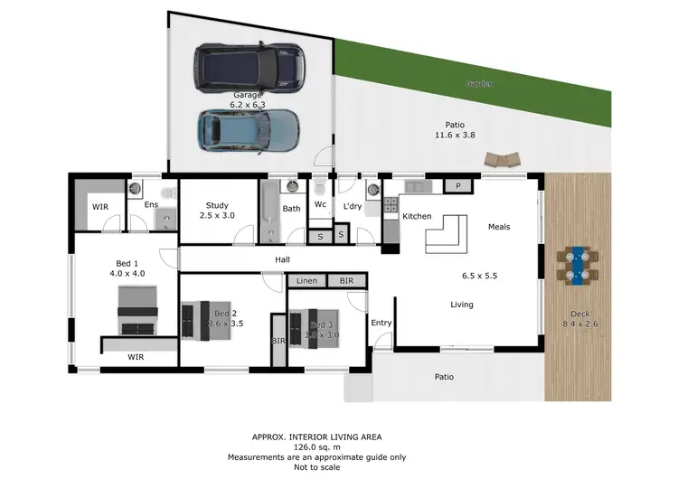 Floorplan of Homely house listing, 10 Fleming Drive, Corowa NSW 2646