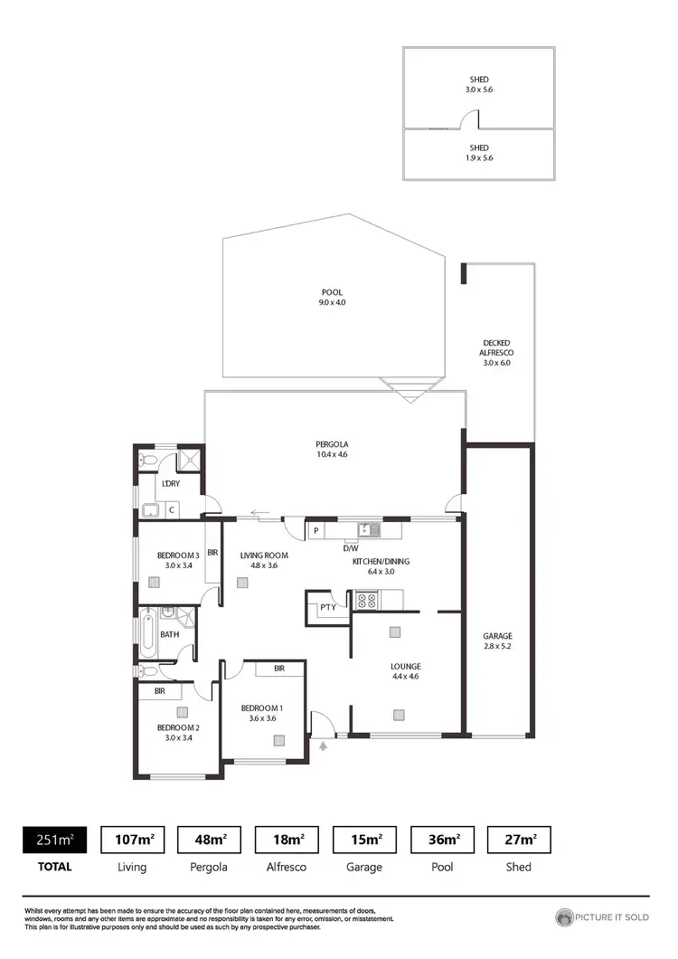 Floorplan of Homely house listing, 11 Marie Road, Manningham SA 5086