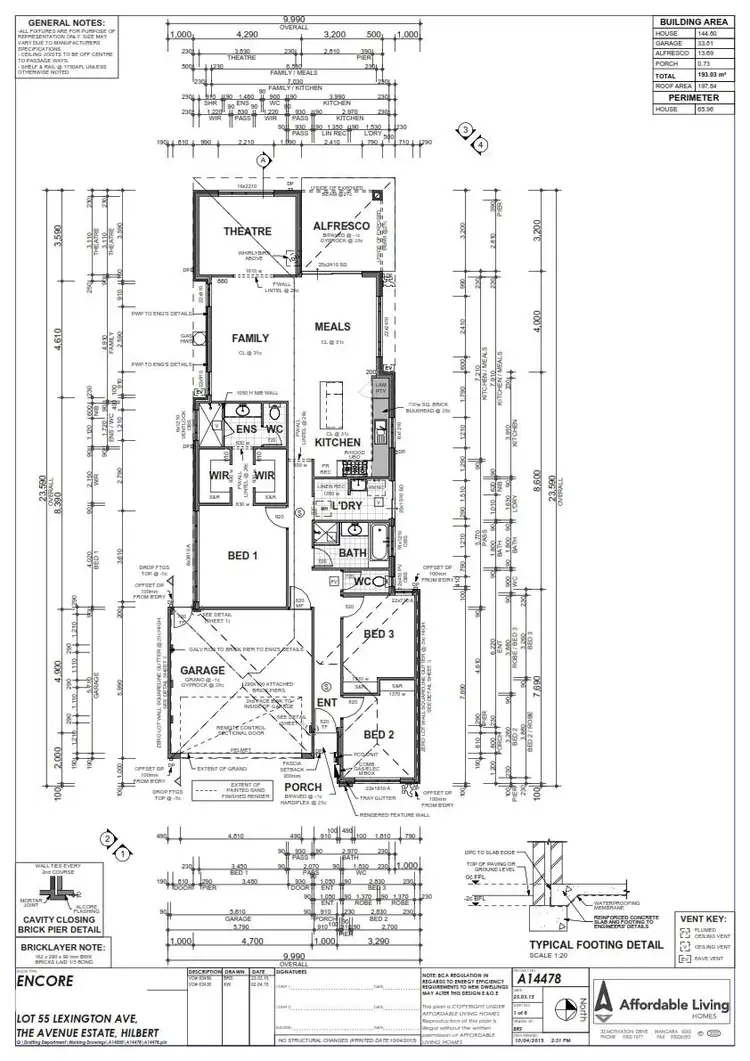 Floorplan of Homely house listing, 21 Lexington Avenue, Hilbert WA 6112