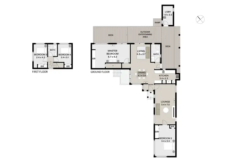 Floorplan of Homely house listing, 2/668 West Tamar Highway, Legana TAS 7277