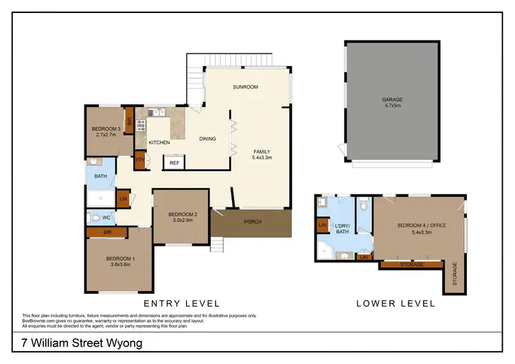 Floorplan of Homely house listing, 7 William Street, Wyong NSW 2259