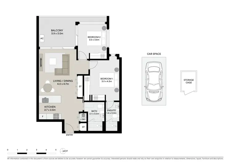 Floorplan of Homely apartment listing, A103/19 Bigge Street, Liverpool NSW 2170