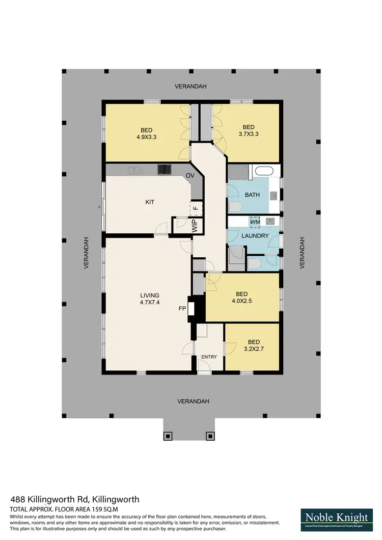 Floorplan of Homely rural property listing, 488 Killingworth Road, Killingworth VIC 3717
