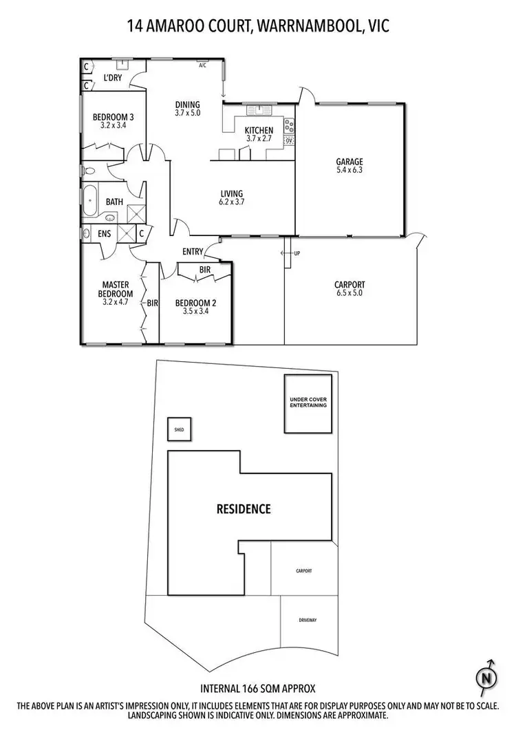 Floorplan of Homely house listing, 14 Amaroo Court, Warrnambool VIC 3280