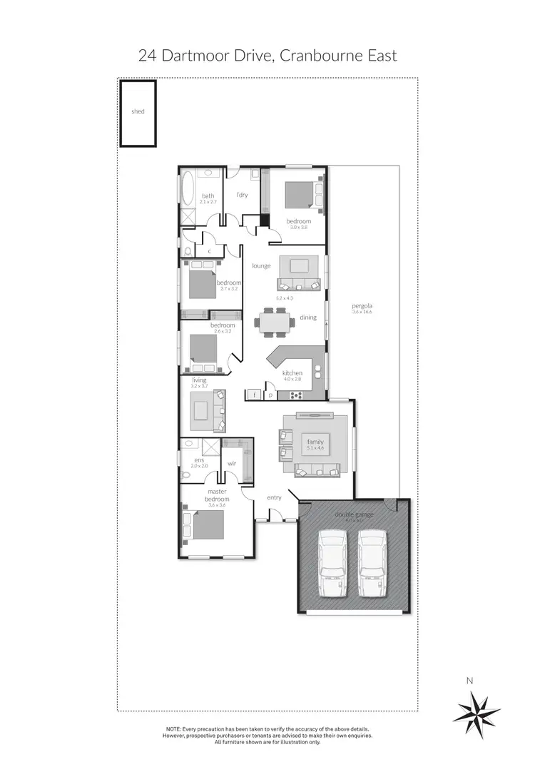 Floorplan of Homely house listing, 24 Dartmoor Drive, Cranbourne East VIC 3977