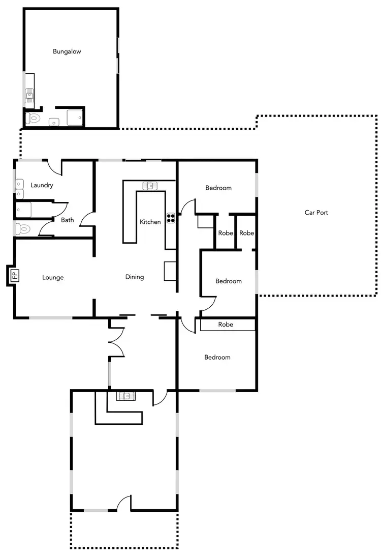 Floorplan of Homely house listing, 28 Newall Street, Marnoo VIC 3387