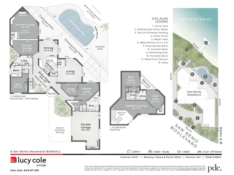 Floorplan of Homely house listing, 6 San Remo Boulevard, Sorrento QLD 4217