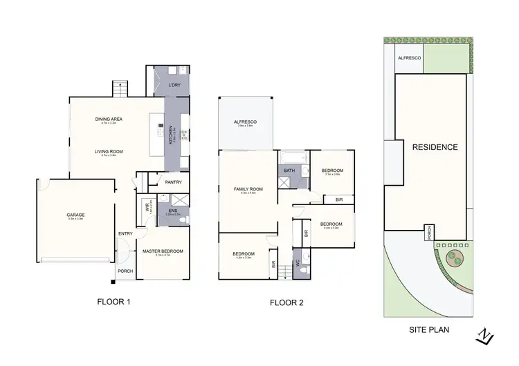 Floorplan of Homely house listing, 6 Wendy Mews, Chirnside Park VIC 3116