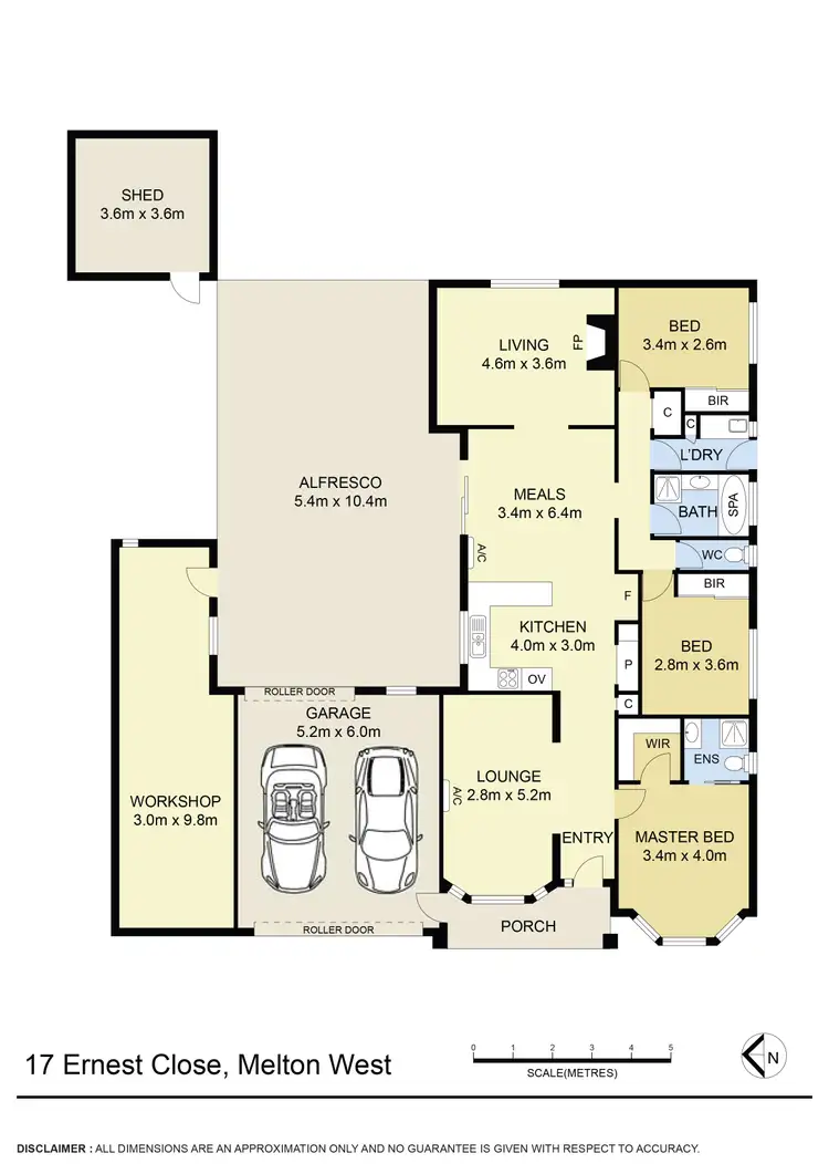Floorplan of Homely house listing, 17 Ernest Close, Melton West VIC 3337