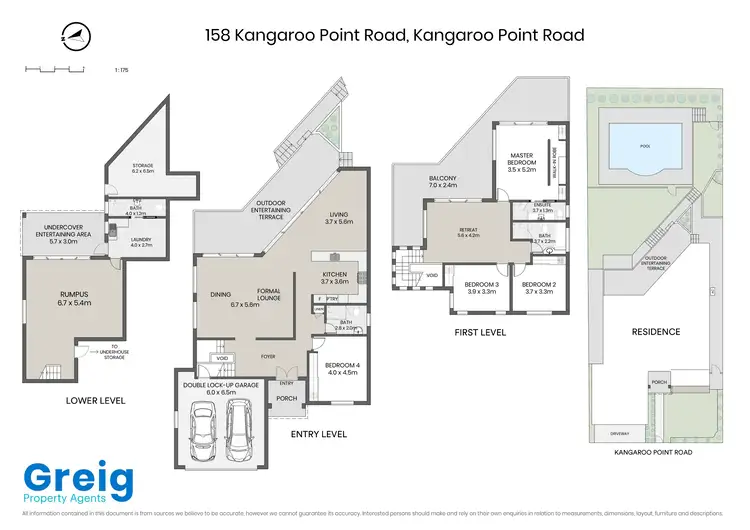 Floorplan of Homely house listing, 158 Kangaroo Point Road, Kangaroo Point NSW 2224