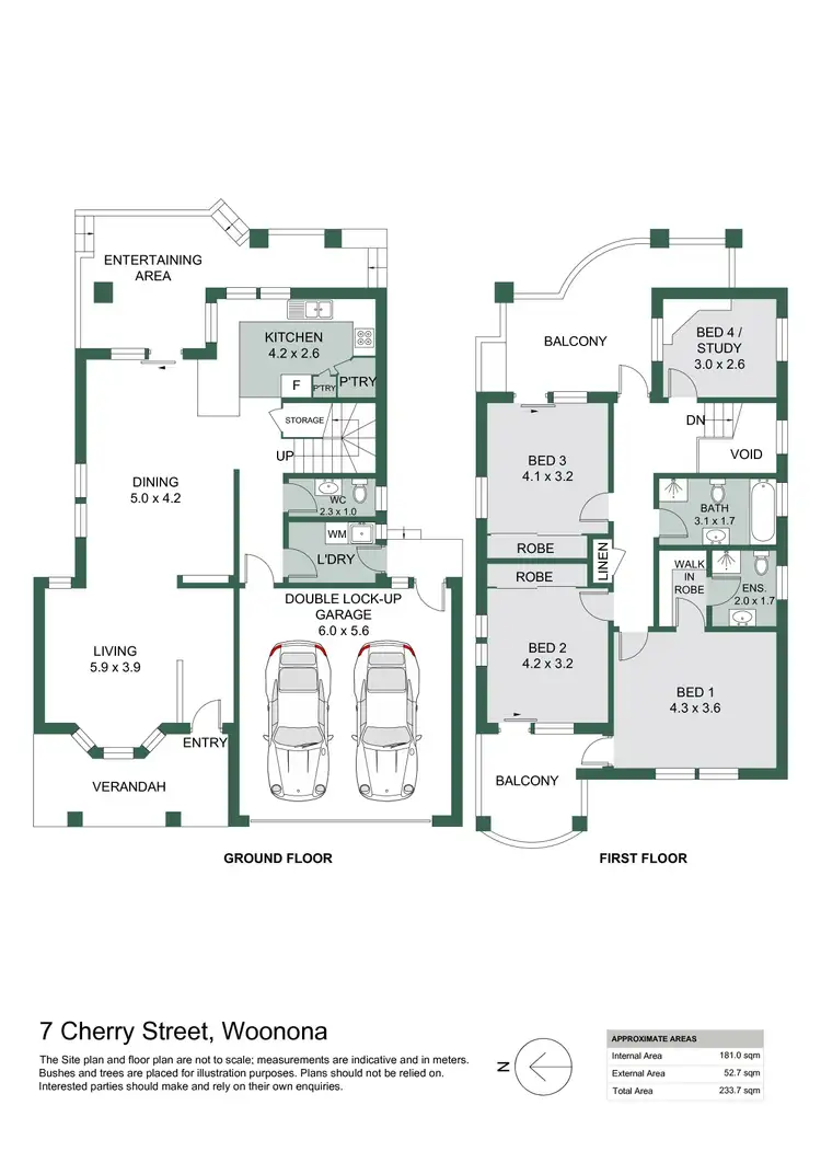 Floorplan of Homely house listing, 7 Cherry Street, Woonona NSW 2517