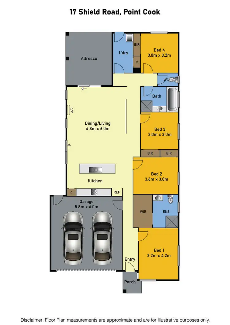 Floorplan of Homely house listing, 17 Shield Road, Point Cook VIC 3030