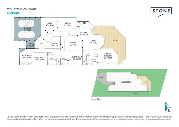 Floorplan of Homely house listing, 22 Hattersley Court, Nicholls ACT 2913