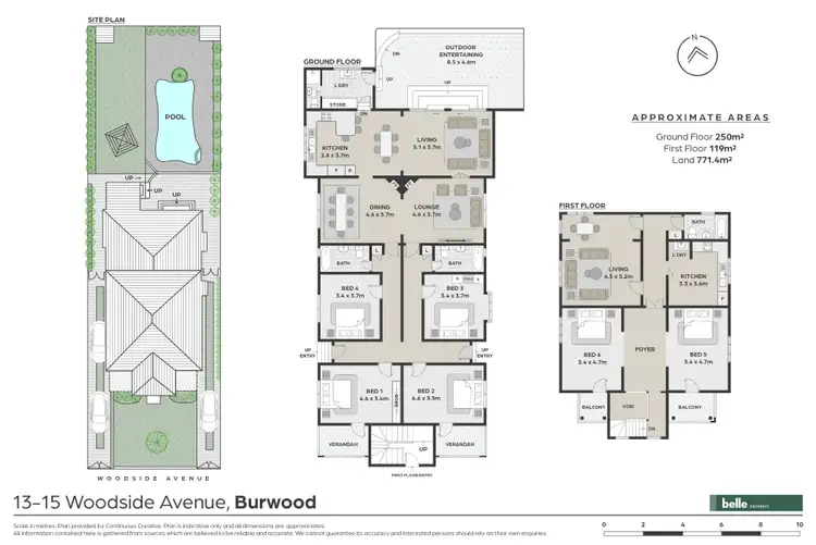 Floorplan of Homely house listing, 13-15 Woodside Avenue, Burwood NSW 2134