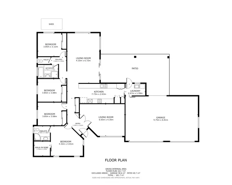 Floorplan of Homely house listing, 111 Piccone Drive, Edmonton QLD 4869