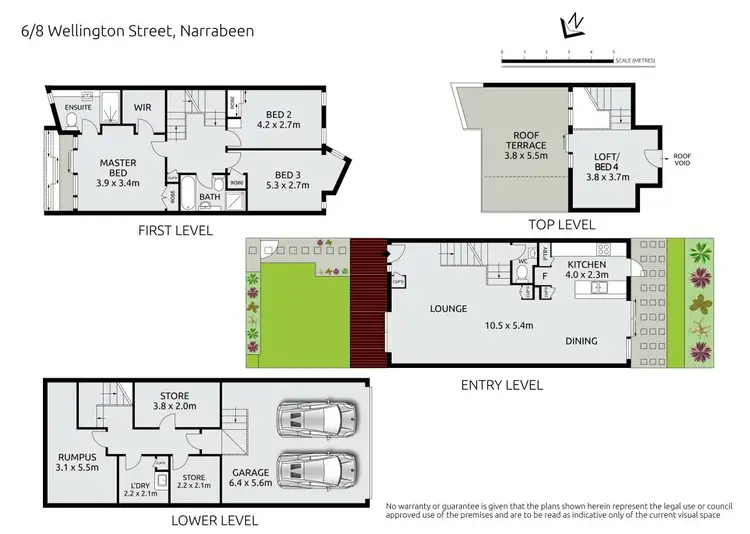 Floorplan of Homely house listing, 6/8 Wellington Street, Narrabeen NSW 2101